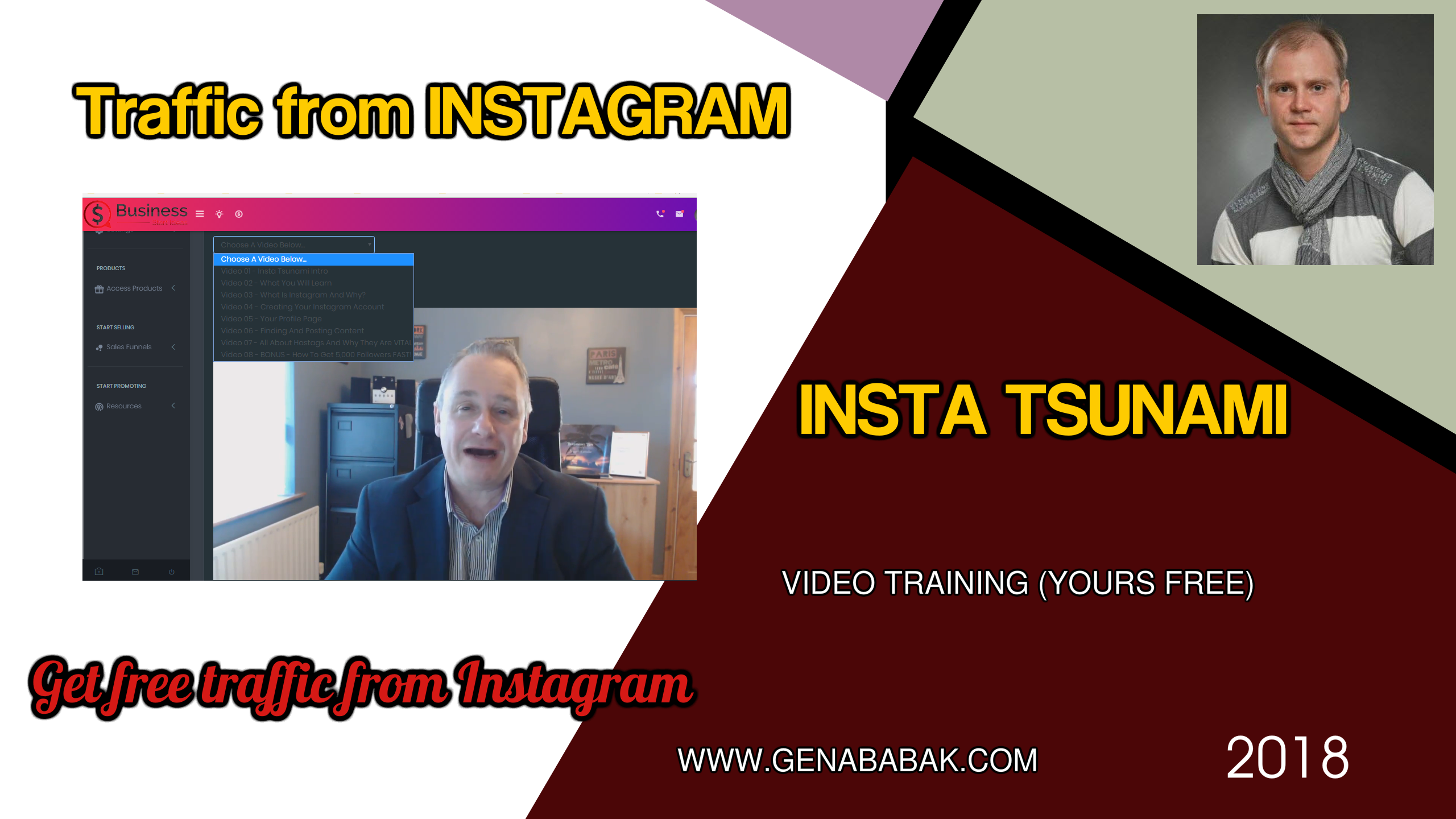 How to drive traffic from Instagram - INSTA TSUNAMI Review