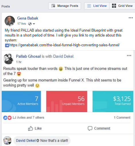 Funnel X ROI review and testimonials