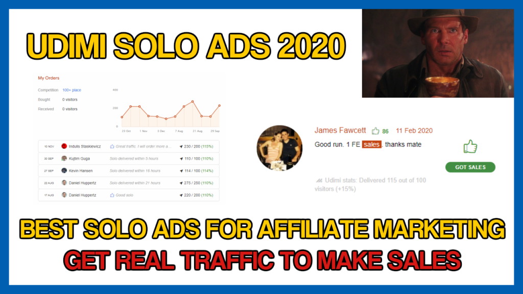 HOW TO USE UDIMI SOLO ADS FOR AFFILIATE MARKETING IN 2020